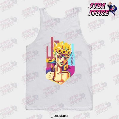 Wpanime - Jojo Goldenwind Tank Top White / S