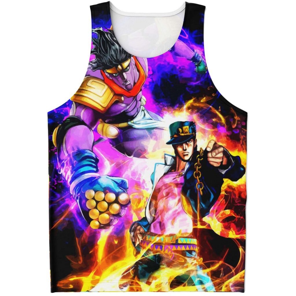 107bc8804aef69e38aea30ab8233f705 tankTop neutral front - JoJo's Bizarre Adventure Merch