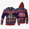 1103 AOP Jojo Joseph Josestar Ugly Sweater VA 1 Zip hoodie font and back n - JoJo's Bizarre Adventure Merch