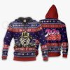 1103 AOP Jojo Joseph Josestar Ugly Sweater VA 2 hoodie font and back - JoJo's Bizarre Adventure Merch