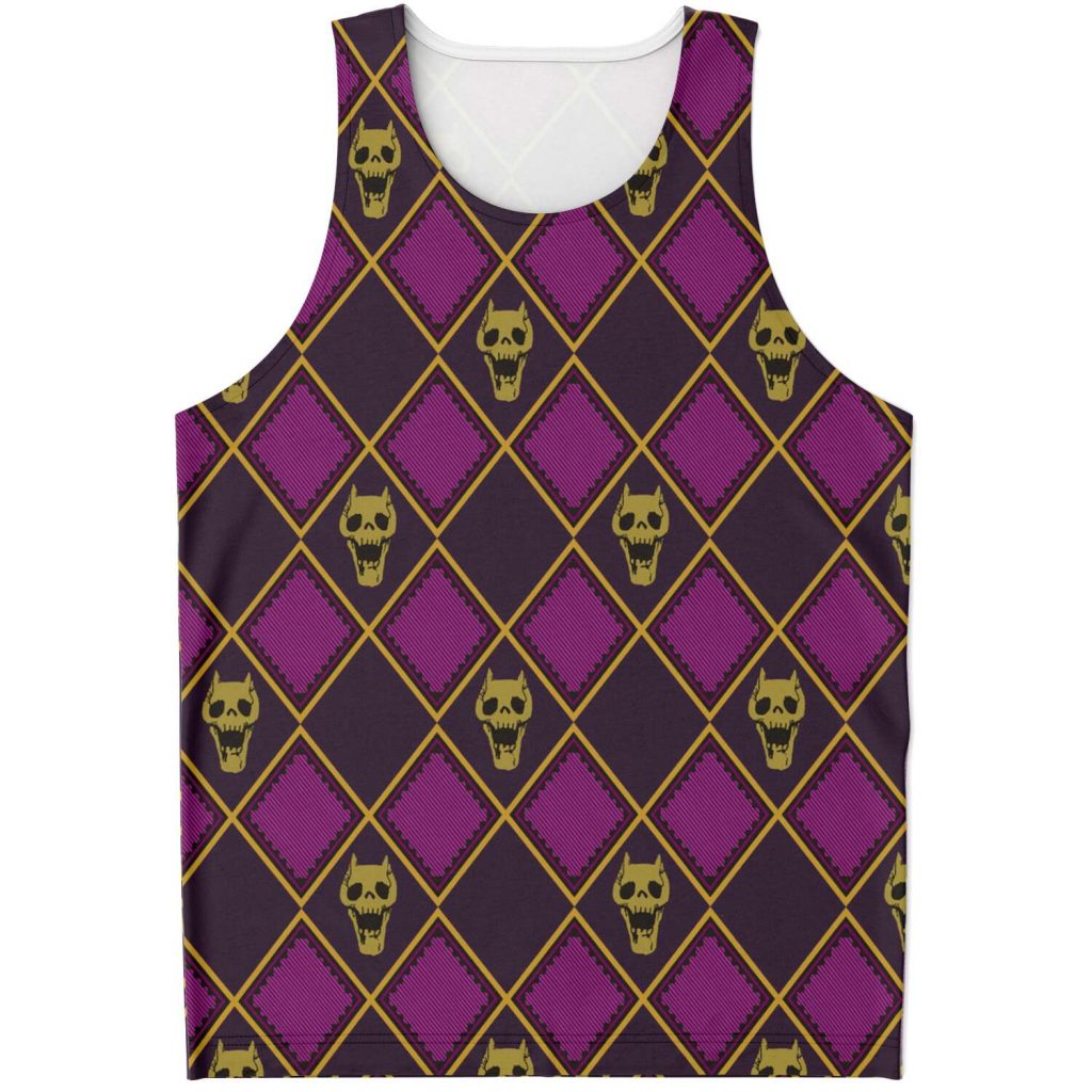 1ea7bf4dfef16cce2ebed5977956e3ed tankTop neutral front - JoJo's Bizarre Adventure Merch