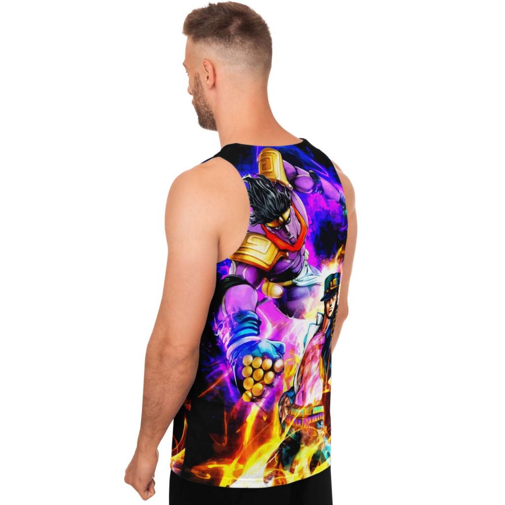 262537e40efa4066b9334a581728f3d5 tankTop male right - JoJo's Bizarre Adventure Merch