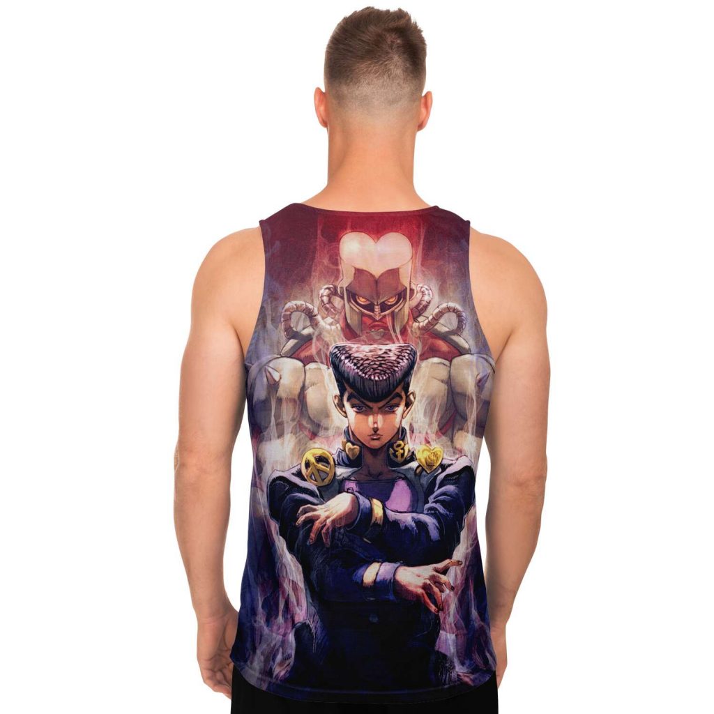 2936915fdf9377b80c232aad6a8c9ffd tankTop male back - JoJo's Bizarre Adventure Merch