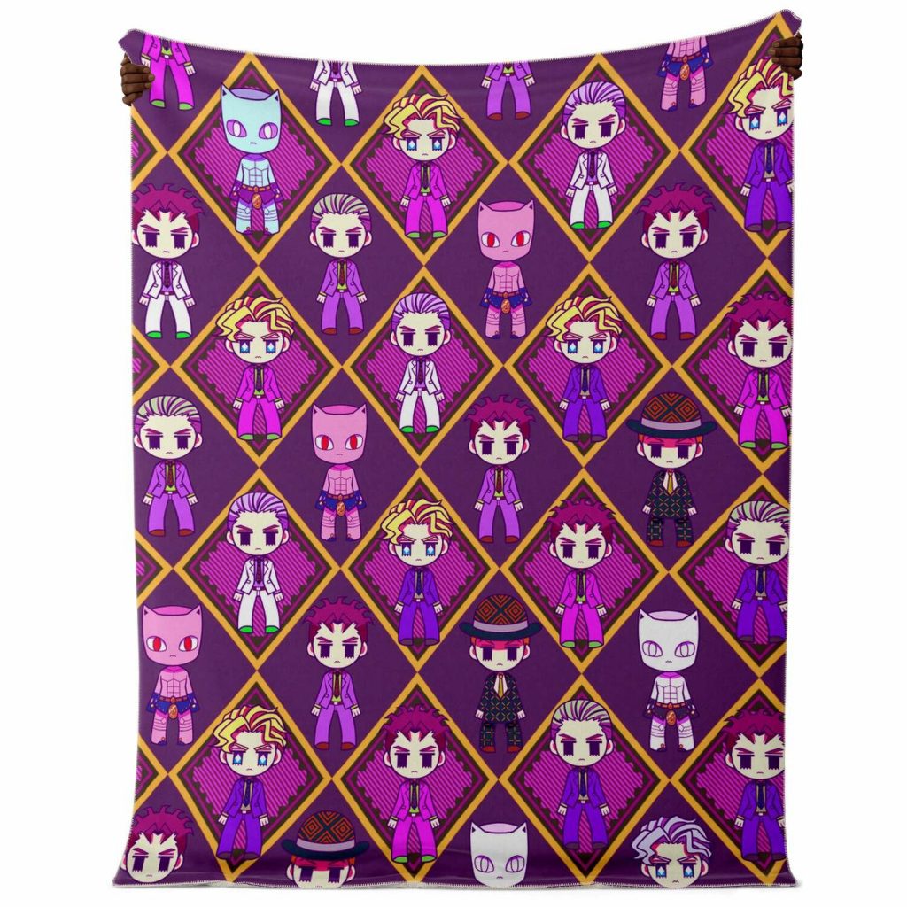 2a06f9a813f7e866f583512d9eb980ab blanket vertical neutral - JoJo's Bizarre Adventure Merch