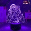 3d lamp anime jojo bizarre adventure gyro zeppeli for bedroom decor light birthday gift him led manga 927 - JoJo's Bizarre Adventure Merch