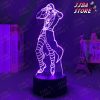 3d lamp anime jojo bizarre adventure risotto nero for bedroom decor light birthday gift him led manga 819 - JoJo's Bizarre Adventure Merch