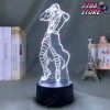 3d lamp anime jojo bizarre adventure risotto nero for bedroom decor light birthday gift him led manga 925 - JoJo's Bizarre Adventure Merch