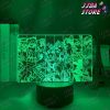 3d led light anime jojo bizarre adventure group for bedroom decor birthday gift him lamp manga 321 - JoJo's Bizarre Adventure Merch