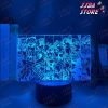 3d led light anime jojo bizarre adventure group for bedroom decor birthday gift him lamp manga 687 - JoJo's Bizarre Adventure Merch