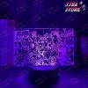 3d led light anime jojo bizarre adventure group for bedroom decor birthday gift him lamp manga 867 - JoJo's Bizarre Adventure Merch