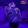 3d light anime jojo bizarre adventure jotaro kujo for bedroom decor birthday gift him led lamp manga 684 - JoJo's Bizarre Adventure Merch