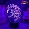 3d night light anime jojo bizarre adventure yoshikage kira for bedroom decor birthday gift him led lamp 502 - JoJo's Bizarre Adventure Merch