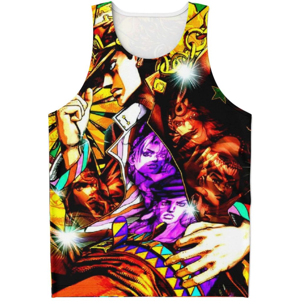 597a89201b236b0ca423e9bf20e9cb37 tankTop neutral front - JoJo's Bizarre Adventure Merch