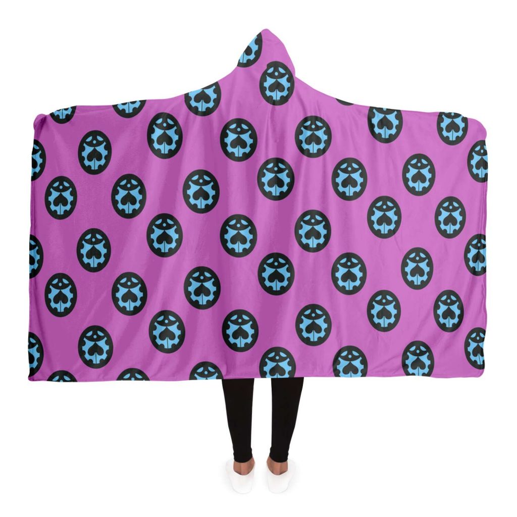 5c4a4302adee9e5501502fa3a1692438 hoodedBlanket view4 - JoJo's Bizarre Adventure Merch