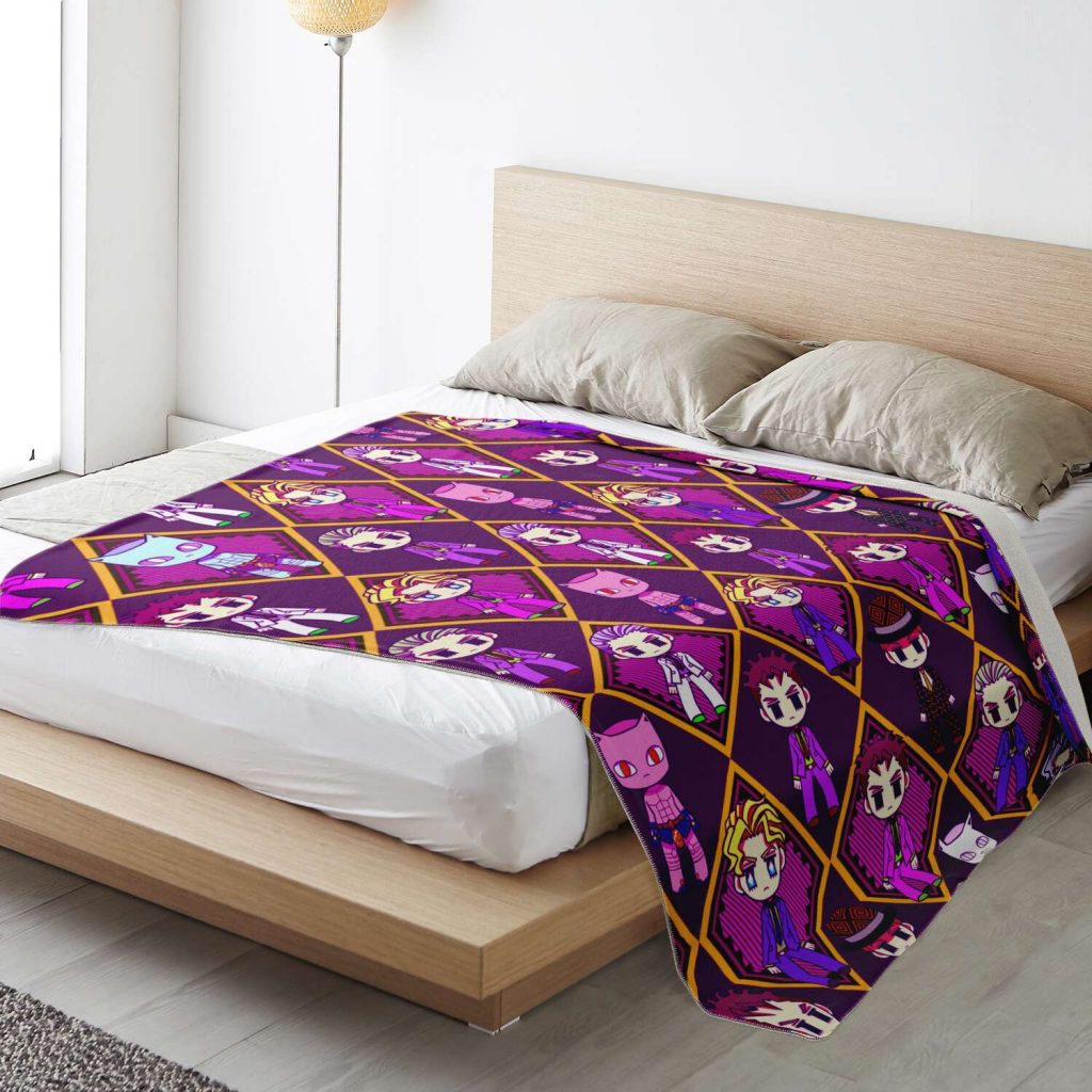 60e16e850269db5c659ec824fbfc3093 blanket vertical lifestyle - JoJo's Bizarre Adventure Merch