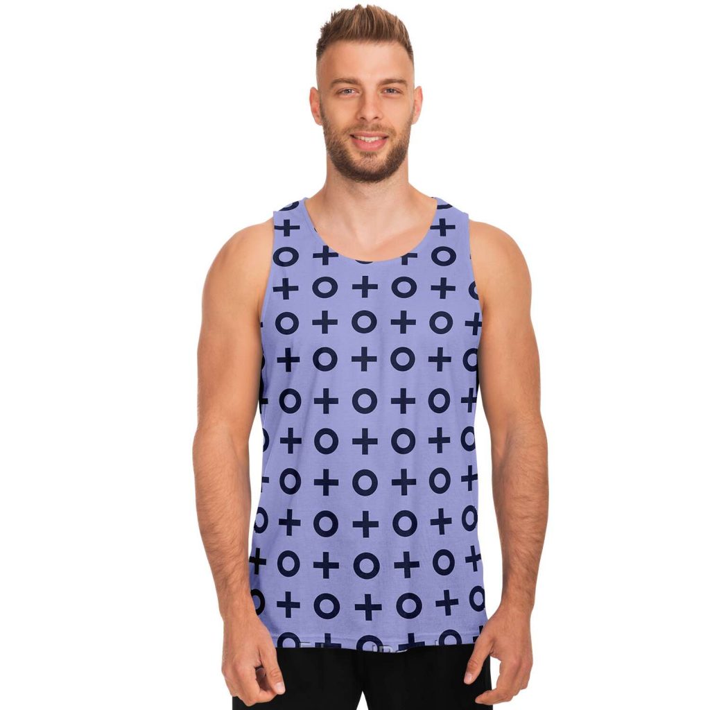 92ff9840a7d0764587f9ffec2cc82ddf tankTop male front - JoJo's Bizarre Adventure Merch