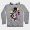 Bizarre Adventure Watercolor Hoodie Gray / S