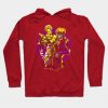 Jjba Unisex Gold Giorno Hoodie Red / S