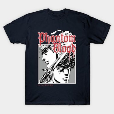 Phantom Blood T-Shirt Navy Blue / S
