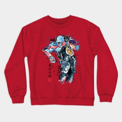 Restoration And Regeneration Watercolor Crewneck Sweatshirt Red / S