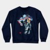 Restoration And Regeneration Watercolor Crewneck Sweatshirt Navy Blue / S