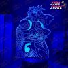 anime 3d lamp jojo bizarre adventure figure for bedroom decor light birthday gift manga led night joseph 226 - JoJo's Bizarre Adventure Merch