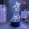 anime led light jojo bizarre adventure jolyne cujoh for bedroom decor birthday gift him manga 3d lamp 389 - JoJo's Bizarre Adventure Merch