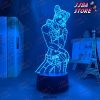 anime led light jojo bizarre adventure jolyne cujoh for bedroom decor birthday gift him manga 3d lamp 718 - JoJo's Bizarre Adventure Merch