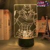 anime led night light jojo bizarre adventure kira yoshikage for bedroom decor birthday gift him manga 3d 915 - JoJo's Bizarre Adventure Merch