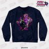 attack of jotaro crewneck sweatshirt navy blue s 996 - JoJo's Bizarre Adventure Merch