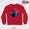 attack of jotaro crewneck sweatshirt red s 307 - JoJo's Bizarre Adventure Merch