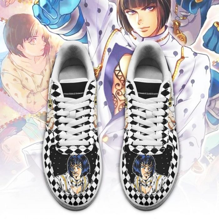 bruno bucciarati air force sneakers jojo anime shoes fan gift idea pt06 gearanime 2 - JoJo's Bizarre Adventure Merch