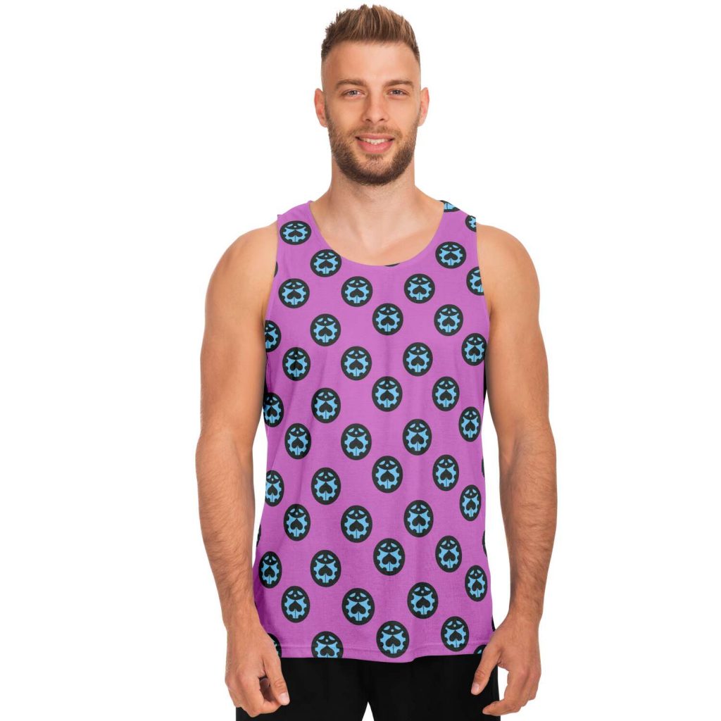 ce5054e09ea44774bc8eaf7b2e7c9ac8 tankTop male front - JoJo's Bizarre Adventure Merch