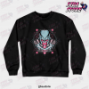 crazy diamond mecha crewneck sweatshirt black s 685 - JoJo's Bizarre Adventure Merch