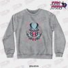 crazy diamond mecha crewneck sweatshirt gray s 139 - JoJo's Bizarre Adventure Merch