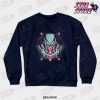 crazy diamond mecha crewneck sweatshirt navy blue s 236 - JoJo's Bizarre Adventure Merch