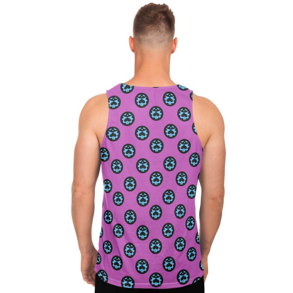 d3bfb8e7c488246fffe19723878273c7 tankTop male back - JoJo's Bizarre Adventure Merch