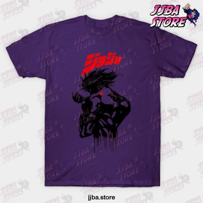 dio brando jojo t shirt purple s 954 - JoJo's Bizarre Adventure Merch