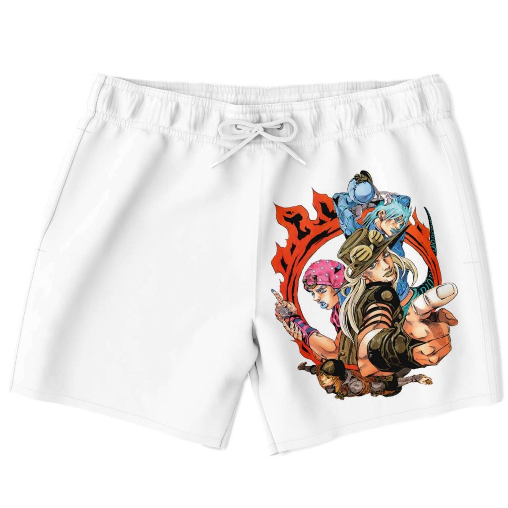 f37e1335957d993143252a8a9278ab09 swimTrunk front - JoJo's Bizarre Adventure Merch