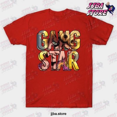 gangstar giorno giovanna t shirt red s 791 - JoJo's Bizarre Adventure Merch