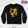 giorno jjba crewneck sweatshirt black s 435 - JoJo's Bizarre Adventure Merch