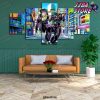 hd prints home decor jojo bizarre adventure 5 pieces pictures wall artwork modular posters painting canvas living room 229 - JoJo's Bizarre Adventure Merch