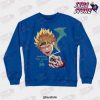 jjba cup of jo crewneck sweatshirt blue s 654 - JoJo's Bizarre Adventure Merch