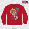 jjba cup of jo crewneck sweatshirt red s 243 - JoJo's Bizarre Adventure Merch