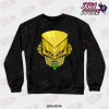 jjba za warudo face crewneck sweatshirt black s 355 - JoJo's Bizarre Adventure Merch