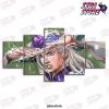 jojos bizarre adventure gyro zeppeli poster hd prints picture canvas 5 pieces anime wall art painting living room home 487 - JoJo's Bizarre Adventure Merch