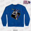 jojos bizarre adventure heroes crewneck sweatshirt blue s 500 - JoJo's Bizarre Adventure Merch