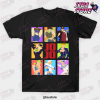 jojos bizarre adventure heroes t shirt black s 544 - JoJo's Bizarre Adventure Merch