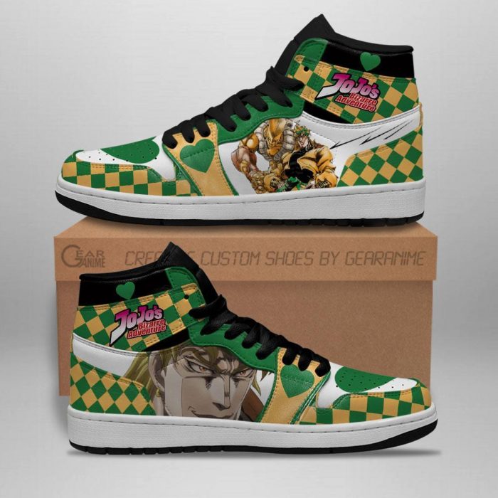 jojos bizarre adventure jordan sneakers dio brando anime shoes gearanime 2 - JoJo's Bizarre Adventure Merch