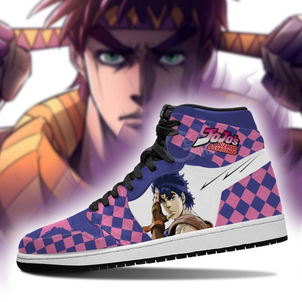 jojos bizarre adventure jordan sneakers jonathan joestar anime shoes gearanime 4 - JoJo's Bizarre Adventure Merch